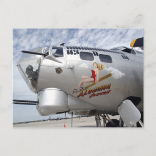 B-17 Nose Art Vykort