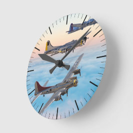 B-17 SQUADRON-SQUADRON-FLODFORTRESS BOMBER RUND KLOCKA
