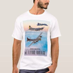 B-17 SQUADRON-SQUADRON-FLODFORTRESS BOMBER T SHIRT