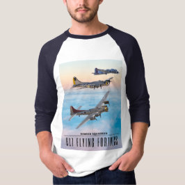 B-17 SQUADRON-SQUADRON-FLODFORTRESS BOMBER T SHIRT