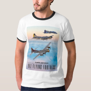 B-17 SQUADRON-SQUADRON-FLODFORTRESS BOMBER T SHIRT