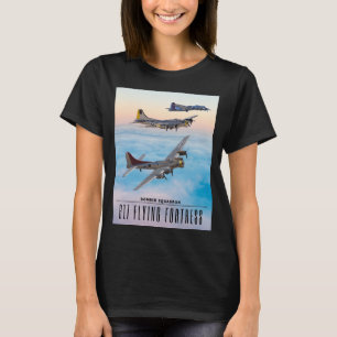 B-17 SQUADRON-SQUADRON-FLODFORTRESS BOMBER T SHIRT