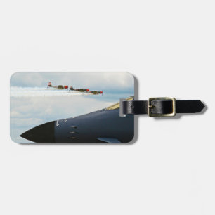 B-1 Bomber och WWII Fighters Bagagebricka