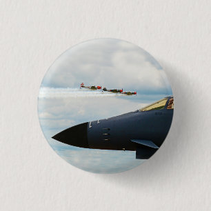 B-1 Bomber och WWII Fighters Knapp
