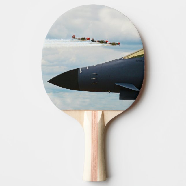 B-1 Bomber och WWII Fighters Pingisracket (Framsidan)