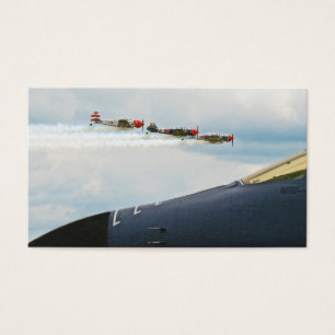 B-1 Bomber och WWII Fighters Visitkort