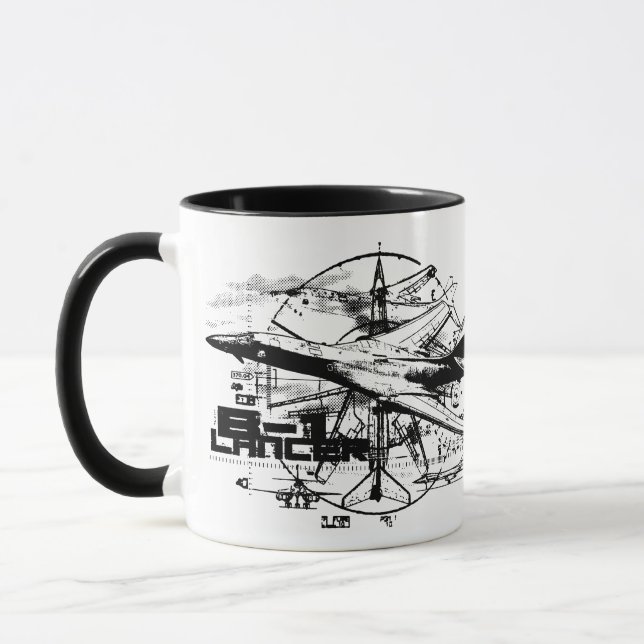 B-1 Lancer 11 oz Ringer Mugg (Vänster)