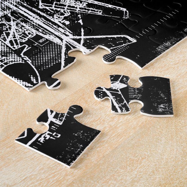 B-1 Lancer 8x10 Photo Puzzle med Gift Box Pussel (Sidan)