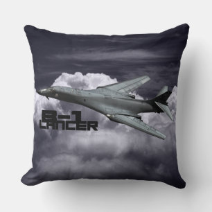 B-1 Lancer Klass A Cotton Dekorativ kudde 20 x 20