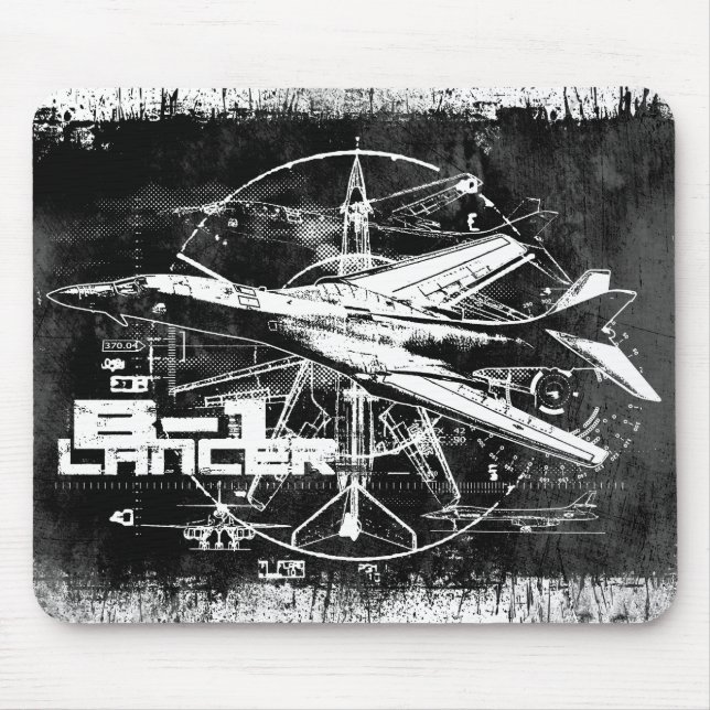 B-1 Lancer Mousepad Musmatta (Framsidan)