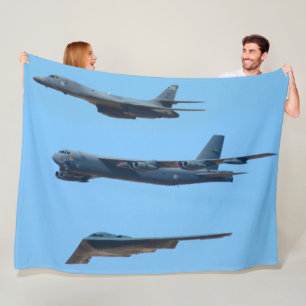 B-1B, B-52H och B-2 Fleecefilt