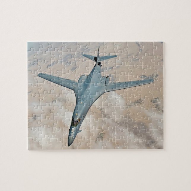 B-1B Bomber In-flight Vingar har svept helt framåt Pussel (Horisontell)