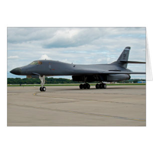 B-1B Lancer Bomber på marken Hälsningskort