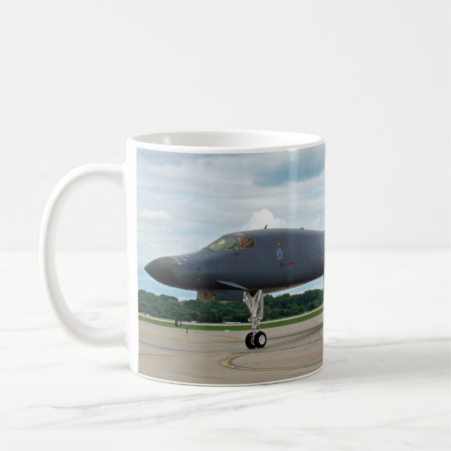 B-1B Lancer Bomber på marken Kaffemugg (Vänster)