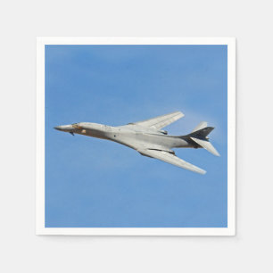 B-1B Lancer Bomber Vingar Swept Pappersservett