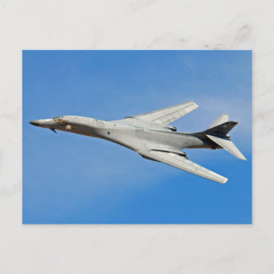 B-1B Lancer Bomber Vingar Swept Vykort