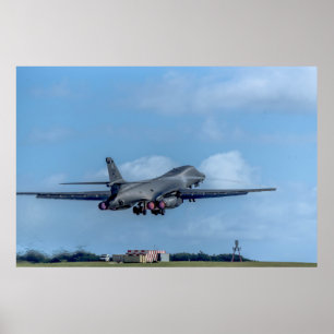 B-1B Lansarflygplan Poster