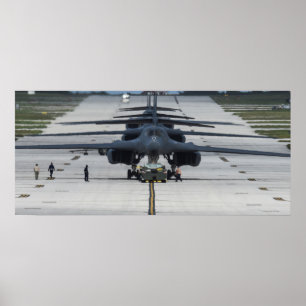 B-1B Lansarflygplan Poster
