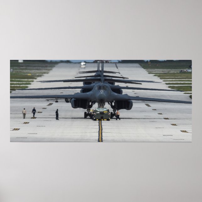 B-1B Lansarflygplan Poster (Framsidan)