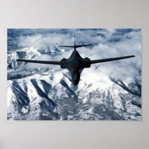 B-1B Lansarflygplan Poster