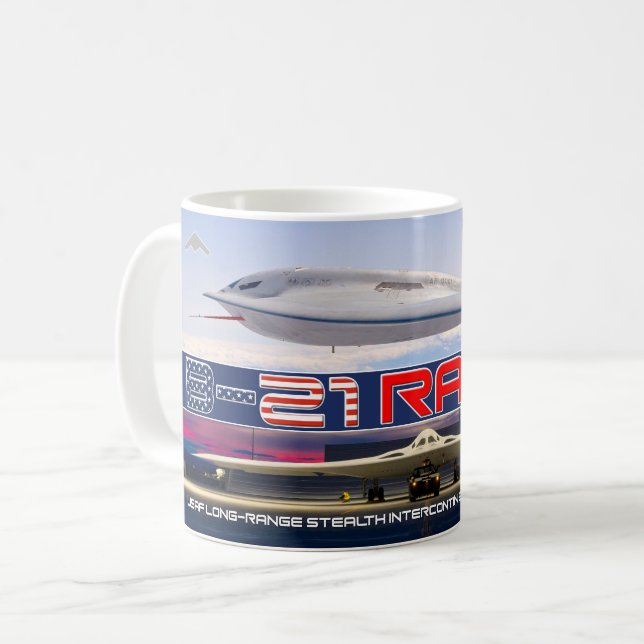 B-21 RAIDER KAFFEMUGG (Framsida vänster)