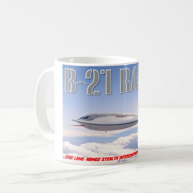 B-21 RAIDER KAFFEMUGG (Framsida vänster)