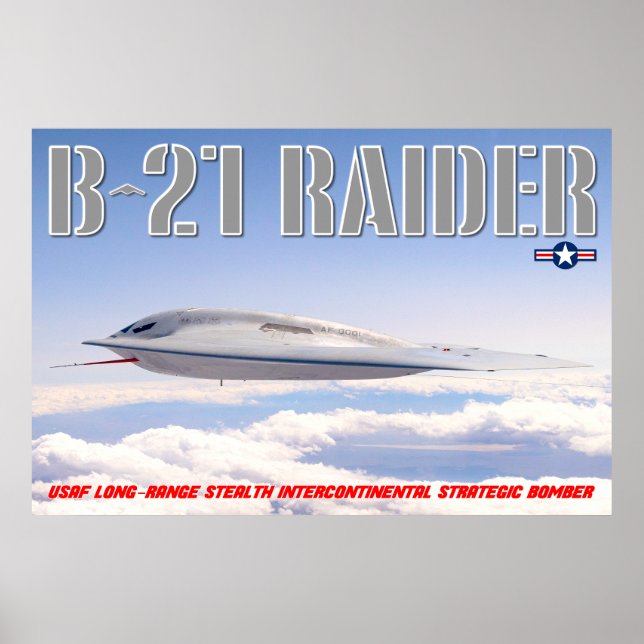 B-21 RAIDER POSTER (Framsidan)
