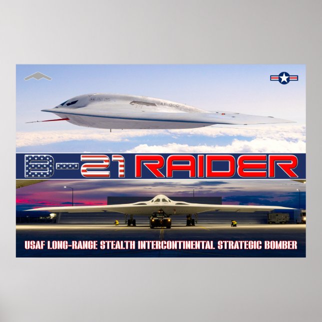 B-21 RAIDER POSTER (Framsidan)