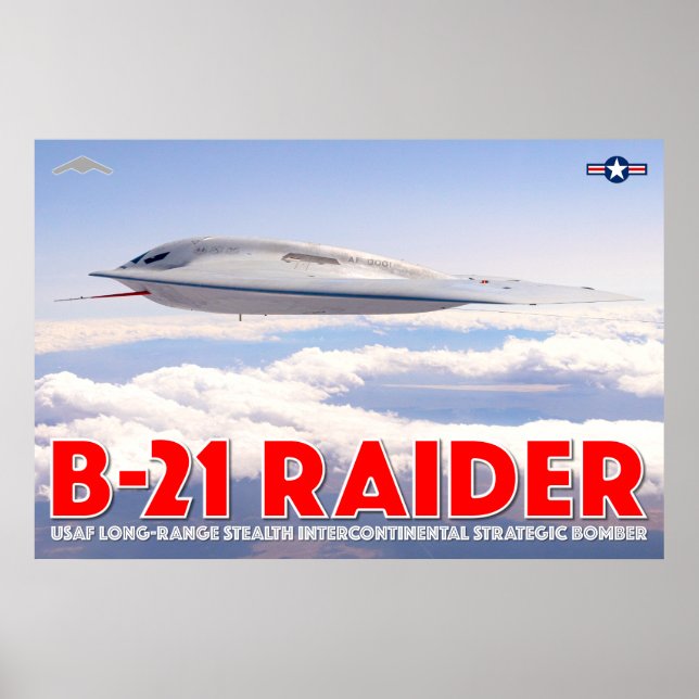 B-21 RAIDER POSTER (Framsidan)