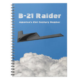 B-21 Raider Stealth Bomber Anteckningsbok
