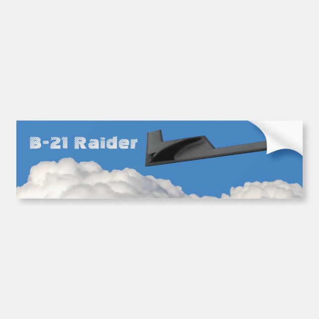 B-21 Raider Stealth Bomber Bildekal (Framsidan)