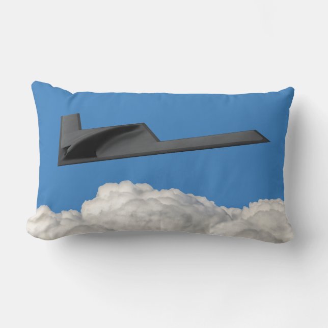 B-21 Raider Stealth Bomber Lumbarkudde (Framsida)