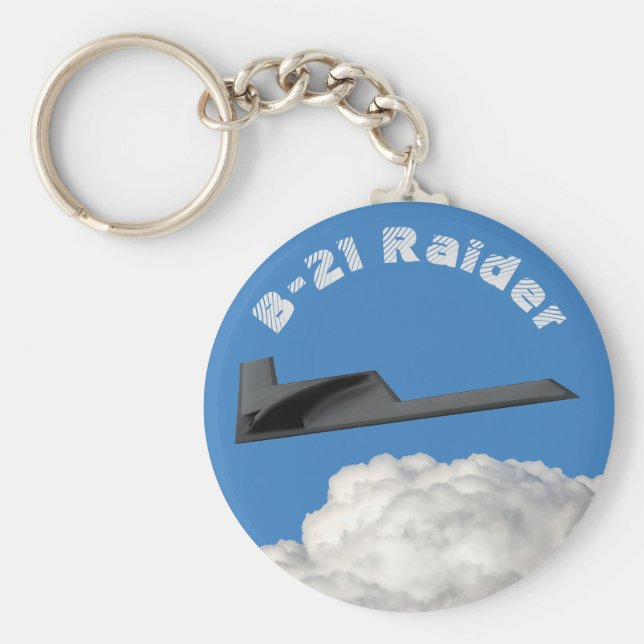 B-21 Raider Stealth Bomber Nyckelring (Framsidan)