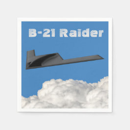 B-21 Raider Stealth Bomber Pappersservett