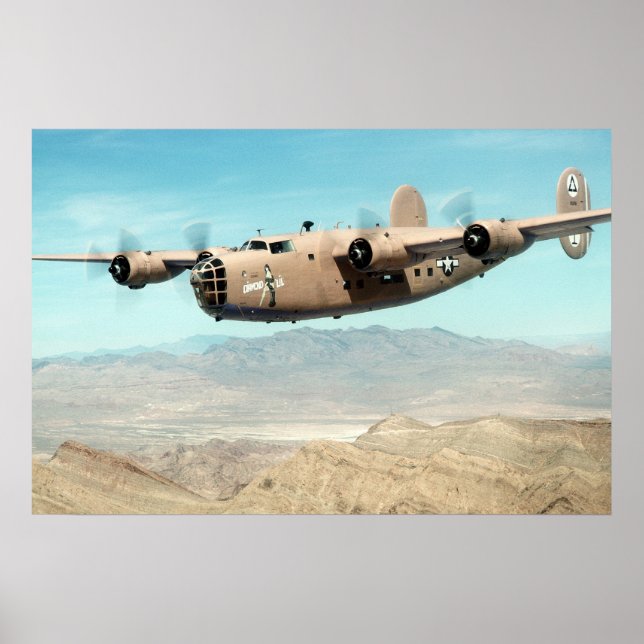 B-24 Liberator Poster (Framsidan)