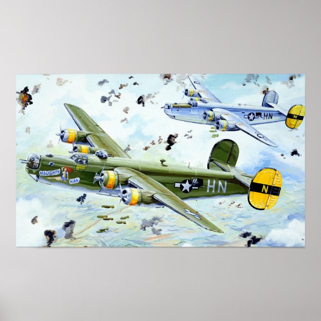 B-24 LIBERATOR POSTER (Framsidan)