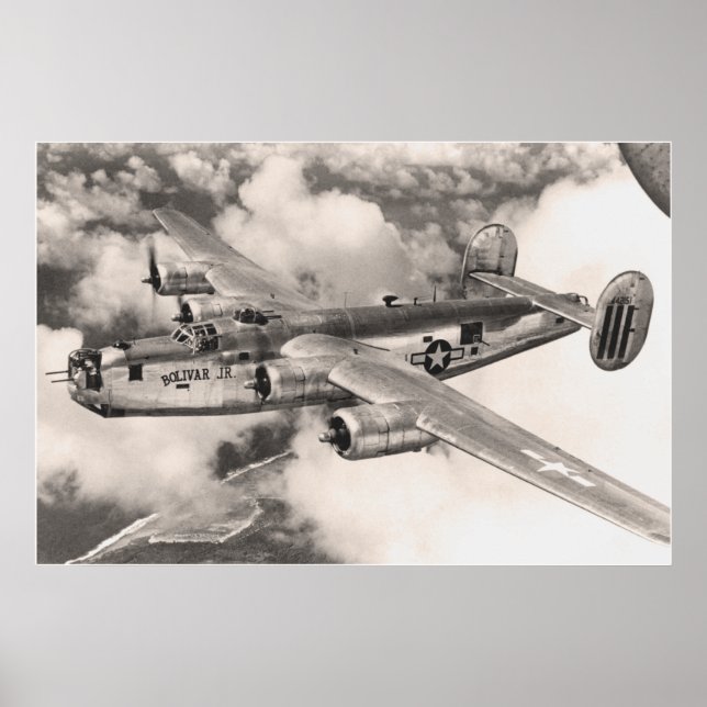B-24 om patrullering poster (Framsidan)