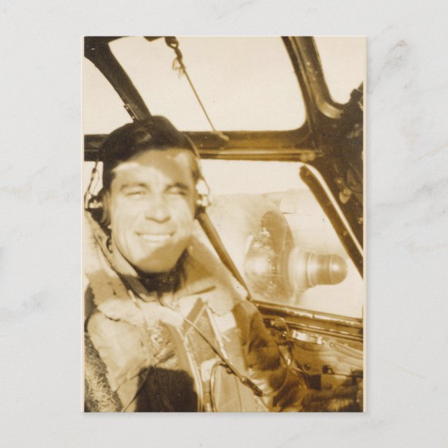 B-24 Pilot Vykort (Framsida)