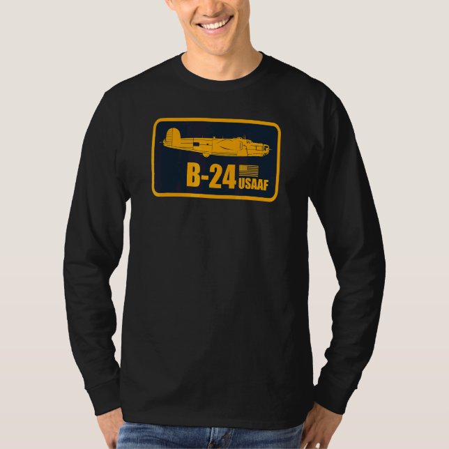 B 24 Usaaf T Shirt (Framsida)