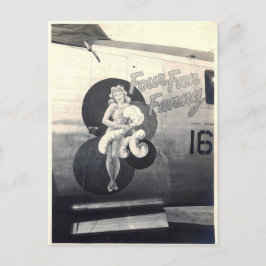 B-24 vykort enligt artikel "Four Fläkt Fanny"