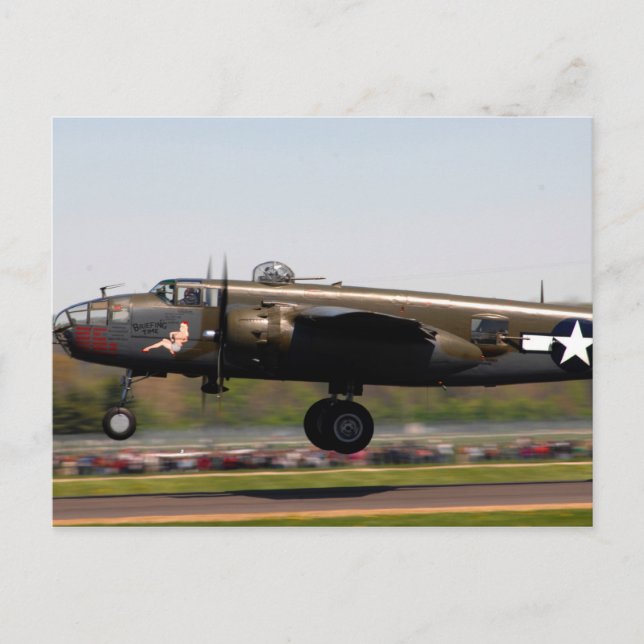 B-25 Mitchell Vykort (Framsida)