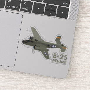 B-25 Mitchell WW2 Medium Bomber Klistermärken