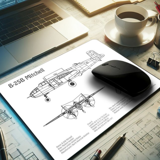 B-25B Mitchell Doolittle - Flygplan BD BD Musmatta (Skapare uppladdad)