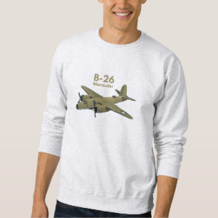 B-26 Marauder WW2 Medelstor bombstyrka Lång Ärmad Tröja