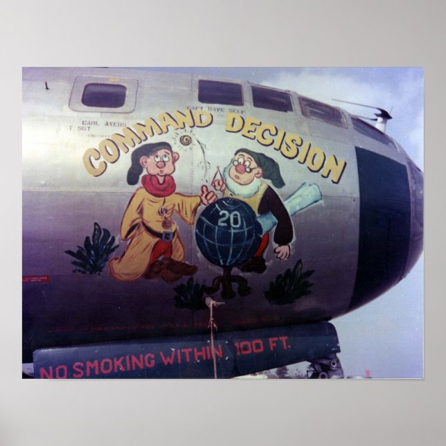 B-29 Nose Art Poster (Framsidan)