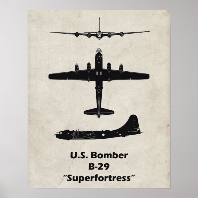 B-29 Superfort Poster (Framsidan)