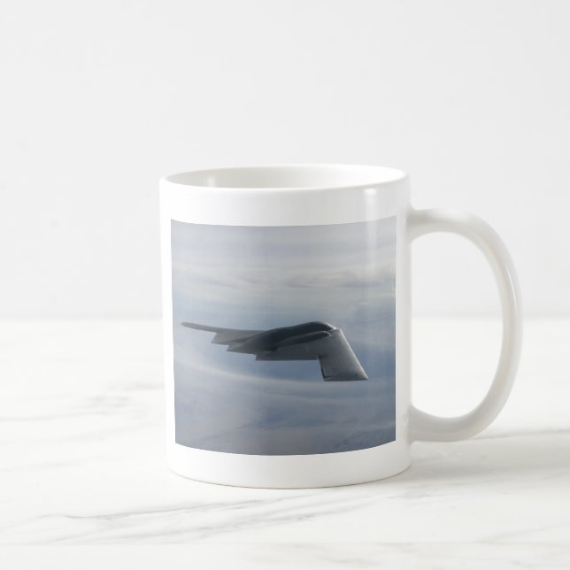 B-2 ande - Stealthbombplan Kaffemugg (Höger)