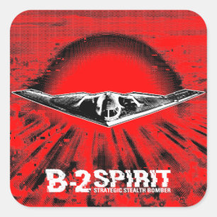 B-2 Anrit Square Sticker-märke Fyrkantigt Klistermärke