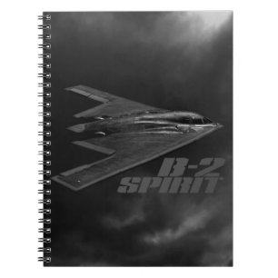 B-2 Anteckningsbok för spirit-foto (80 sidor B&W) Med Spiral