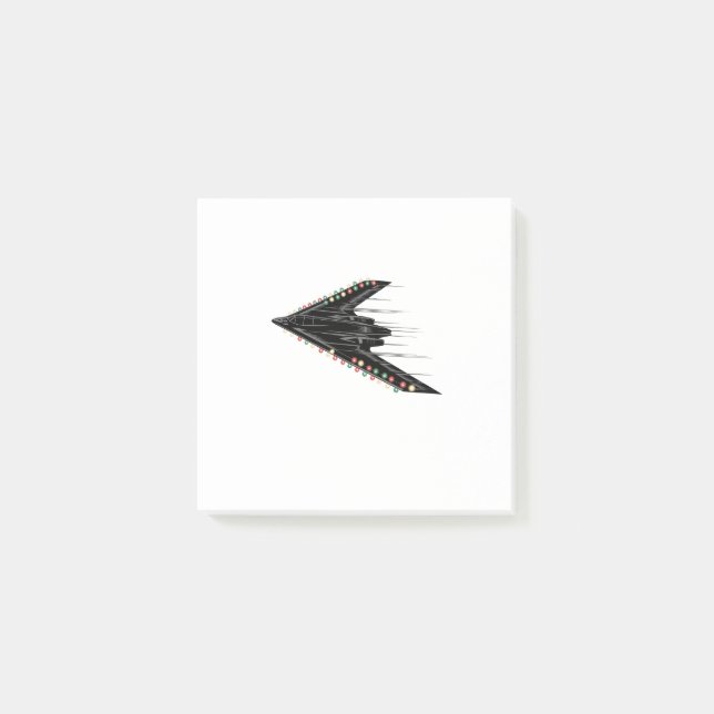 B-2 B2 Spirit Smygbombflygplan Jetplan 4:e juli Post-it Block (Framsida)